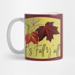 It's Fall Y'all Funny Autumn Fall Thanksgiving Mug